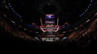 A general view of the Octagon during the UFC Fight Night event at O2 Arena on February 23, 2019 in the Prague, Czech Republic. (Photo by Jeff Bottari/Zuffa LLC)