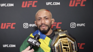 Deiveson Figueiredo discusses winning the UFC Flyweight championship at UFC 270.