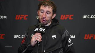 Armen Petrosyan talks with the UFC.COM team after his win over at UFC Fight Night: Makhachev vs Green