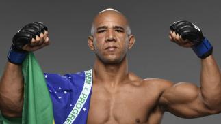 Gregory Rodrigues of Brazil poses for a portrait after his victory during the UFC Fight Night event at UFC APEX on October 23, 2021 in Las Vegas, Nevada. (Photo by Mike Roach/Zuffa LLC)