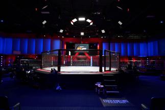 A general view of the Octagon prior to Dana White's Contender Series Week Six at the UFC Apex on July 30, 2019 in Las Vegas, Nevada. (Photo by Chris Unger/DWCS LLC/Zuffa LLC)