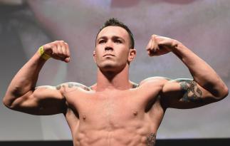 UFC fighter Colby Covington weighs in during the UFC Fight Night weigh-in at Sabiazinho Gymnasium on November 7, 2014 in Uberlandia, Brazil. (Photo by Buda Mendes/Zuffa LLC)