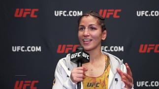 Pannie Kianzad talks with UFC.COM backstage after winning at UFC Fight Night: Luque vs Muhammad 2