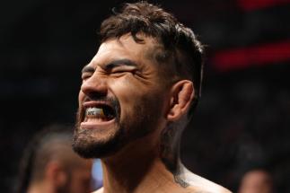 Anthony Hernandez prepares to fight Josh Fremd in their middleweight fight during the UFC 273 event at VyStar Veterans Memorial Arena on April 09, 2022 in Jacksonville, Florida. (Photo by Jeff Bottari/Zuffa LLC)