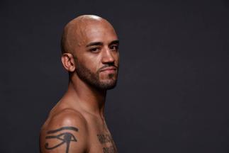 Mike Jackson poses for a post fight portrait backstage during the UFC 225 event at the United Center on June 9, 2018 in Chicago, Illinois. (Photo by Mike Roach/Zuffa LLC)