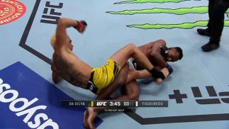 Francisco Figueiredo ties up a slick knee bar at UFC Fight Night: Font vs Vera
