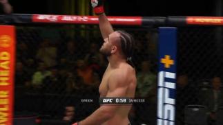 Gabe Green gets a second-round stoppage at UFC Fight Night: Font vs Vera