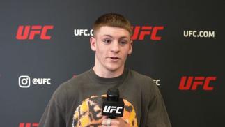 Callum Walsh backstage at UFC 274, May 2022