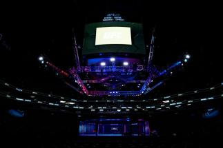 PHOENIX, ARIZONA - MAY 07: A general view of the Octagon prior to the UFC 274 event at Footprint Center on May 07, 2022 in Phoenix, Arizona. (Photo by Chris Unger/Zuffa LLC)