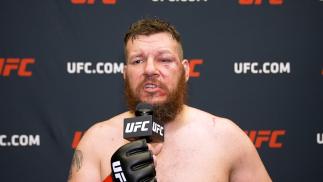 Heavyweight Josh Parisian Reacts With UFC.com After His TKO Victory Over Alan Baudot At UFC Fight Night: Tsarukyan vs Gamrot On June 25, 2022