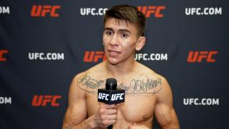 Bantamweight Mario Bautista Reacts With UFC.com After His Submission Victory Over Brian Kelleher At UFC Fight Night: Tsarukyan vs Gamrot On June 25, 2022