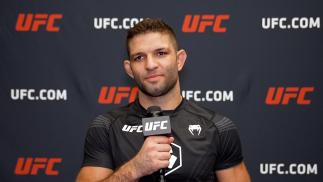 Lightweight Thiago Moises Reacts With UFC.com After His Submission Victory Over Christos Giagos At UFC Fight Night: Tsarukyan vs Gamrot On June 25, 2022