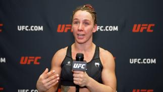Strawweight Vanessa Demopoulos Reacts With UFC.com After Her Split Decision Victory Over Jinh Yu Frey At UFC Fight Night: Tsarukyan vs Gamrot On June 25, 2022