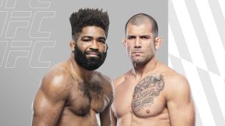 Card com as imagens de Chris Curtis e Rodolfo Vieira