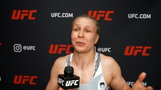 Julija Stoliarenko talks with UFC.com about her submission victory at UFC 276: Adesanya vs Cannonier.