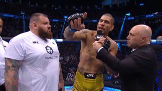 Alex Pereira talks to Joe Rogan about his win at UFC 276: Adesanya vs Cannonier