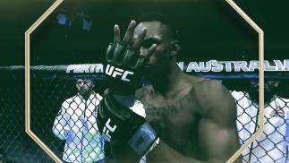 Israel Adesanya at UFC 221