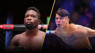 UFC featherweights Sodiq Yusuff and Diego Lopes will fight at UFC 300 on April 13.