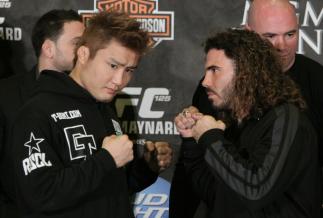 Gomi vs. Guida at the UFC 125 Pre-Fight Press Conference.