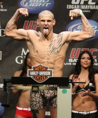 Dustin Poirier at the UFC 125 Weigh-in.