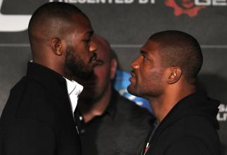 Jon Jones faces off with Rampage Jackson