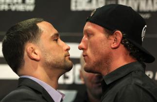 Frankie Edgar and Gray Maynard face off
