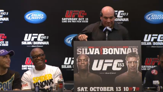 Dana White assures the media he will consider a superfight for Anderson Silva at the UFC 153 post fight press conference