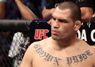 ANAHEIM, CA - OCTOBER 23: Cain Velasquez looks on before taking on Brock Lesnar in their heavyweight title bout during UFC 121 on October 23, 2010 in Anaheim, California. Velasquez defeated Lenar by first round TKO to become the new UFC heavyweight cham