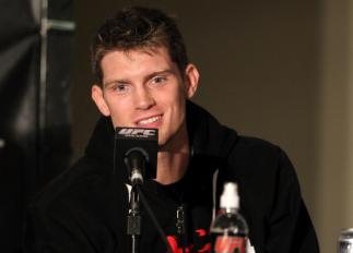 LAS VEGAS, NV - FEBRUARY 04: Stephen Thompson attends the UFC 143 post-fight press conference at Mandalay Bay Events Center on February 4, 2012 in Las Vegas, Nevada. (Photo by Josh Hedges/Zuffa LLC/Zuffa LLC via Getty Images)