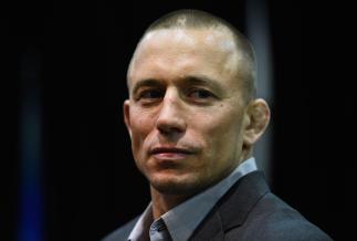 LAS VEGAS, NV - MARCH 05: UFC welterweight Georges St-Pierre in attenance during the UFC 196 event inside MGM Grand Garden Arena on March 5, 2016 in Las Vegas, Nevada. (Photo by Jeff Bottari/Zuffa LLC/Zuffa LLC via Getty Images)