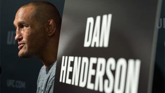 INGLEWOOD, CA - JUNE 02: Dan Henderson speaks to the media during the UFC 199: Ultimate Media Day at the Forum on June 2, 2016 in Inglewood, California. (Photo by Brandon Magnus/Zuffa LLC/Zuffa LLC via Getty Images)