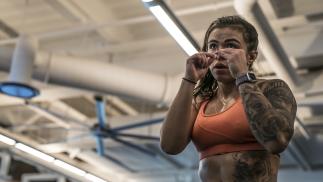 UFC 246 Claudia Gadelha strength and conditioning session at the UFC Performance Institute