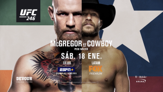 UFC 246 Mcgregor vs Cowboy spanish endslate
