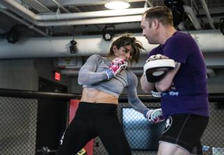 15 - UFC Bantamweight fighter Julia Avila training at the UFC Performance Insitute