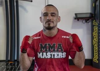 UFC featherweight Danny Chavez during UFC 252 fight week