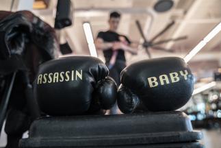 Brandon Moreno training at the UFC Performance Institute for UFC 255