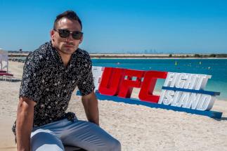 ABU DHABI, UNITED ARAB EMIRATES - OCTOBER 20: Michael Chandler poses for a portrait on Yas Beach on October 20, 2020