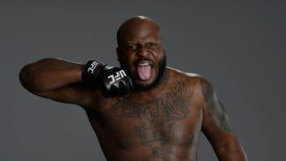 Derrick Lewis poses for a portrait after his victory during the UFC Fight Night event at UFC APEX on February 20, 2021 in Las Vegas, Nevada. (Photo by Mike Roach/Zuffa LLC)