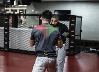 Belal Muhammad training for UFC Vegas 21