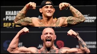 Dustin Poirier & Conor McGregor Weigh In UFC 257