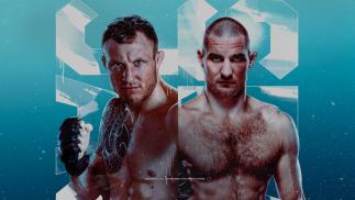 Official artwork for main event between Jack Hermansson and Sean Strickland at UFC Fight Night on February 5, 2022