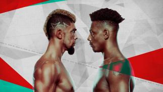 UFC Poster with Johnny Walker and Jamahal Hill