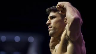 Vicente Luque stands on the scale during the UFC Fight Night weigh-ins at T-Mobile Arena on July 6, 2016 in Las Vegas, Nevada. (Photo by Cooper Neill/Zuffa LLC)