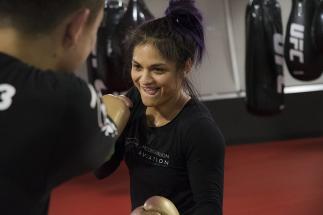 Las Vegas 12/27/17 - Cynthia Calvillo UFC 219 fight week day. Photo credit Juan Cardenas)