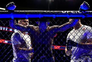 LAS VEGAS, NV - DECEMBER 30: Neil Magny reacts after the conclusion of his welterweight bout against Carlos Condit during the UFC 219 event inside T-Mobile Arena on December 30, 2017 in Las Vegas, Nevada. (Photo by Brandon Magnus/Zuffa LLC/Zuffa LLC via