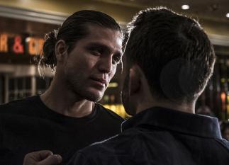 3/1/18 Las Vegas - Brian Ortega and Frankie Edgar face off at the UFC 222 Media Day at the MGM Grand Casino in Las Vegas. (Photo credit Juan Cardenas)