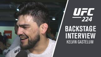Middleweight Kelvin Gastelum discusses his split-decision victory over Jacare Souza at UFC 224