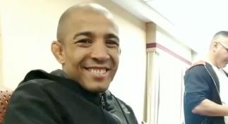Jose Aldo chegada ufc 218
