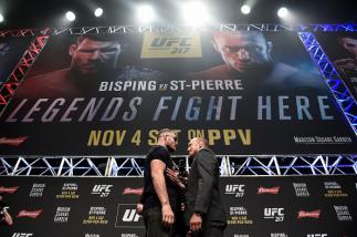 Nesse sábado (4), o campeão dos médios Michael Bisping e a lenda Georges St-Pierre se enfrentam em duelo histórico no UFC 217, no Madison Square Gardem, em Nova York.