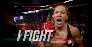Um dos principais nomes do MMA mundial, Cris Cyborg explica, a partir de seu ponto de vista, sua maneira de lutar e qual a sua motivação para subir ao octógono. A brasileira encara Lina Lansberg no dia 24 de setembro, na luta principal do UFC Brasília.